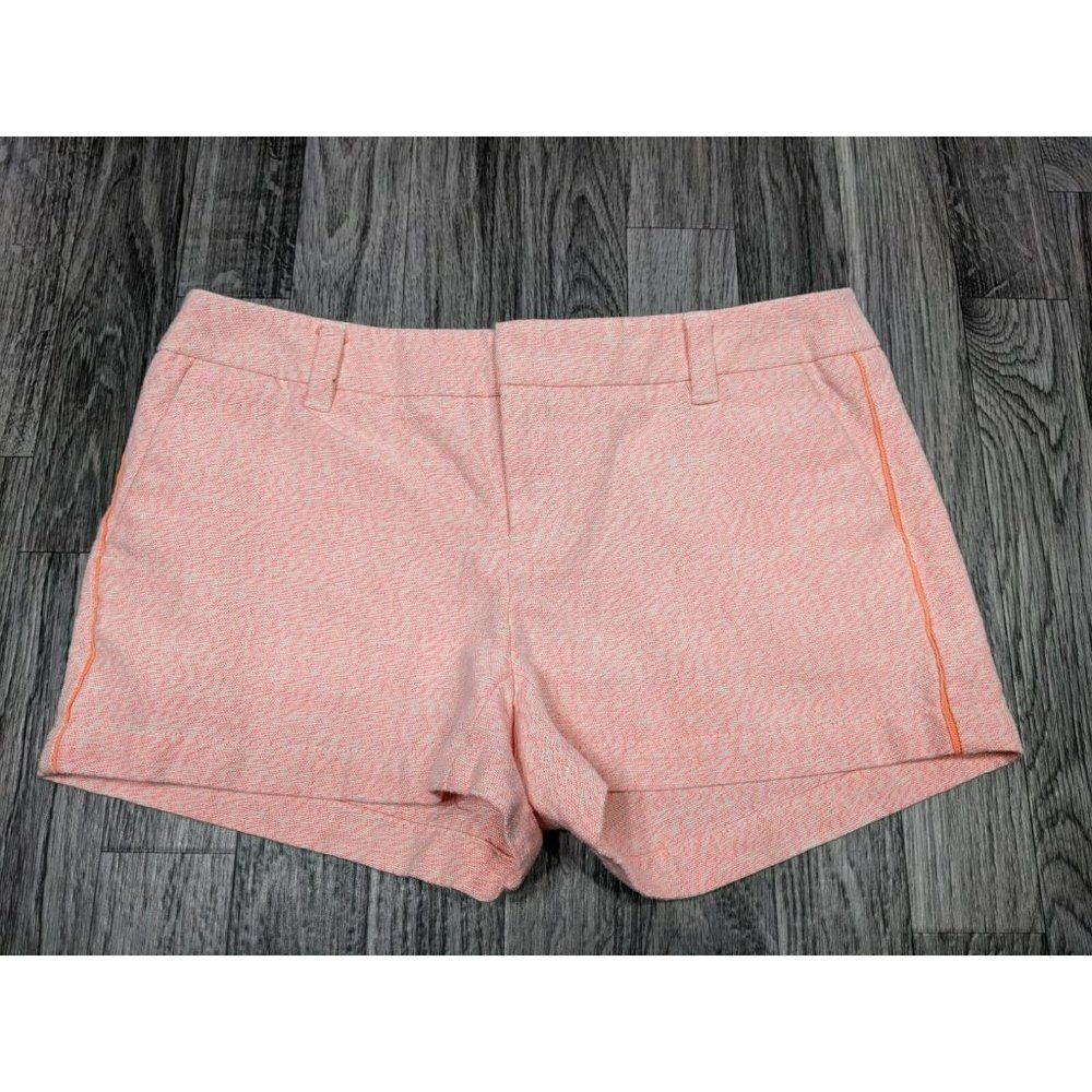 (3/$27) Merona Womens Size 2 Pockets Pink White Heather Pattern Shorts